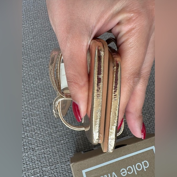 Dolce Vita Brevel Heeled Sandals – Gold Leather8.5 – Brand New in Box - Picture 11 of 13